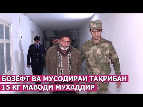 Видео: Бозёфт ва мусодираи тақрибан 15 кг маводи мухаддир / ахбори точикистон