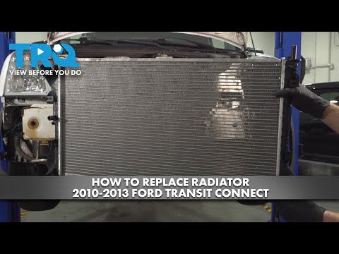 Видео: Как заменить радиатор Ford Transit Connect 2010-2013 годов