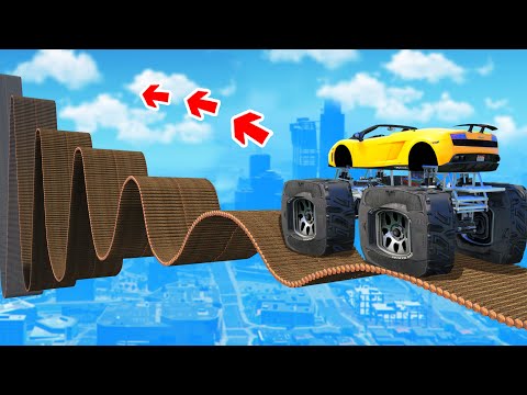 Видео: СМОЖЕТ ЛИ ЛАМБА ПРОЕХАТЬ ПО МОСТУ ИЗ БРЕВЕН В ГТА 5 ? - ЭКСПЕРИМЕНТ В GTA 5