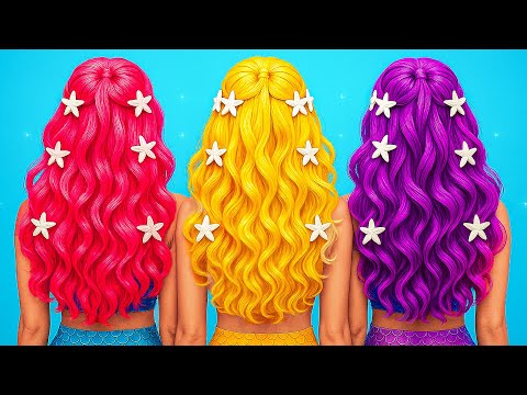 Видео: Бьюти-Лайфхаки От Русалок 🧜‍♀️💖 Как Превратиться В Русалку
