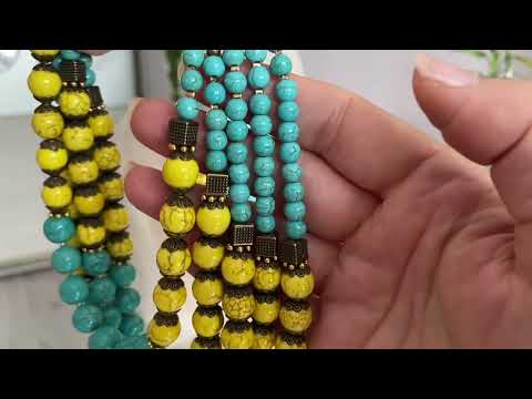 Видео: Намистотерапія… До і після… Оновлені прикраси для Ніни…