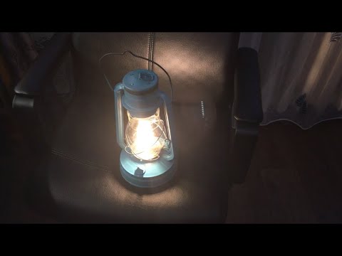 Видео: Керосиновая лампа. Переделал в аккумуляторный светильник
