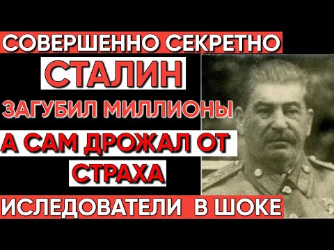 Видео: Сталин: Напуганный диктатор? Зачем он был один в Кремле перед вторжением.
