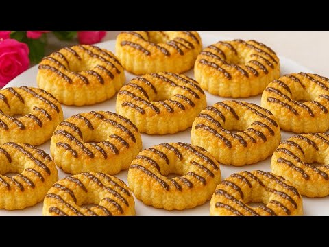 Видео: Йогуртовые пирожные! Вкус детства! Вы будете в восторге! Простой рецепт печенья к чаю
