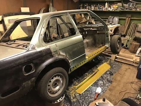 Видео: BMW E30 REBUILDING | ЗАМЕНА ПОРОГА. КРАСИМ И ВВАРИВАЕМ УСИЛИТЕЛЬ