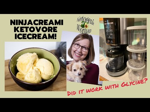 Видео: Мороженое Ninja | Мороженое Ketovore с использованием глицина | Сработало ли это?