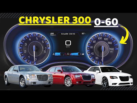 Видео: Видео разгона Chrysler 300 от 0 до 60 миль и на 1/4 мили — все показанные двигатели (V6 и V8 2005...