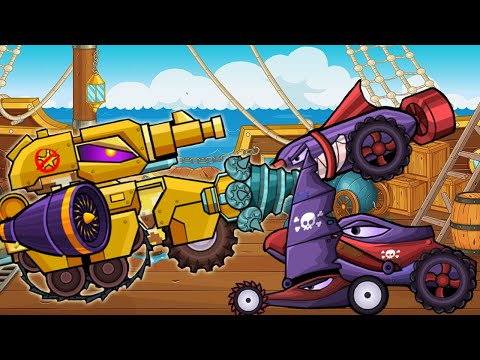 Видео: Car Eats Car 3. Серия 16: Пираты атакуют