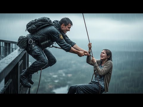 Видео: Солдат спас женщину с рушащегося моста. Той же ночью над частью взлетел вертолёт.