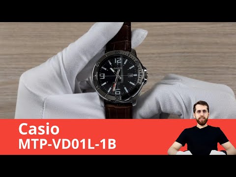 Видео: Обзор и настройка часов Casio MTP-VD01L-1B