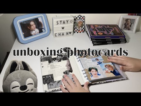 Видео: Распаковка карт Stray Kids | страничка для биндера |