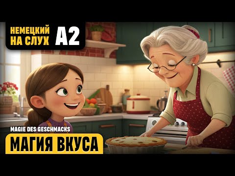 Видео: Магия вкуса. Веселый рассказ (уровень А2). Слушаем и понимаем немецкий