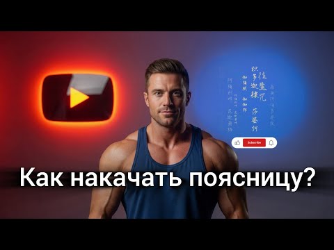 Видео: Как накачать поясницу | Как укрепить поясницу | при грыже и протрузии