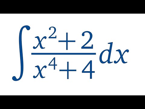 Видео: Найдите интеграл ∫(x²+2)/(x⁴+4)dx ★ Интегрирование рациональных дробей