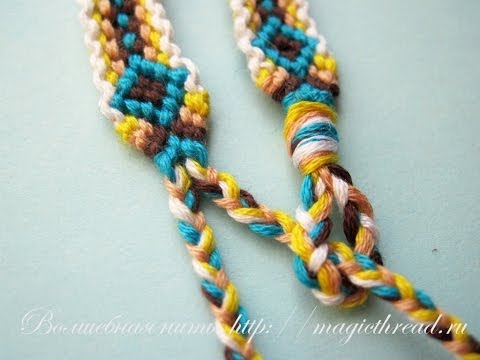 Видео: Как начать и закончить фенечку конфеткой