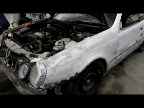 Видео: Mercedes CLK за 400€. Продолжаем. "Кожа-рожа, все дела!"