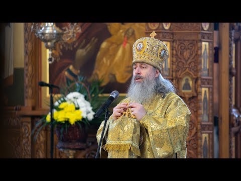 Видео: Проповедь митр. Арсения в Неделю о Страшном Суде 3.3.19 г.