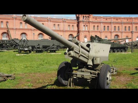 Видео: 107-мм полевая тяжёлая пушка образца 1940 года М60