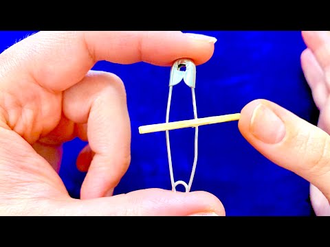 Видео: Фокус от моего ДЕДА - "Спичка сквозь Булавку"