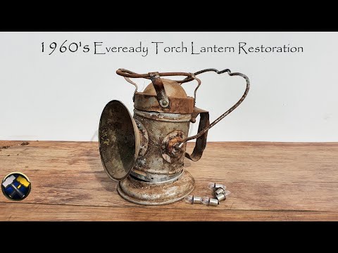 Видео: Реставрация факельного фонаря Eveready 1960-х годов