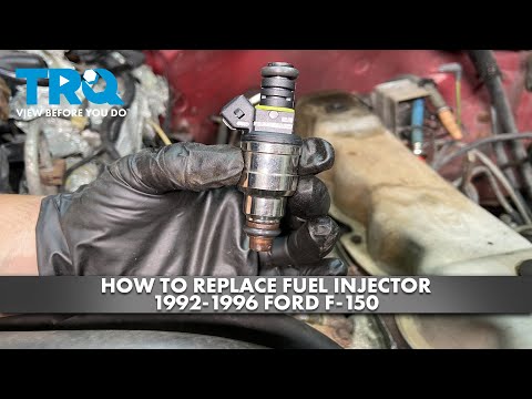 Видео: Как заменить топливную форсунку на Ford F-150 1992-1996 годов