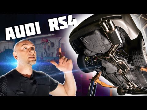 Видео: Audi RS4 Распилил выхлоп MILLTEK и сварил глушитель КРУЧЕ