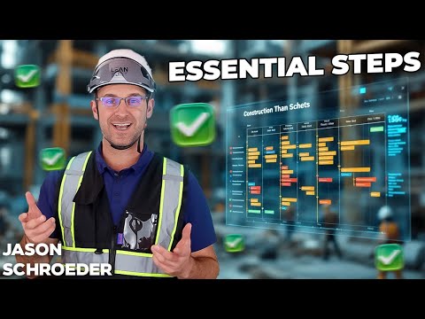 Видео: Планирование и составление графика строительных проектов