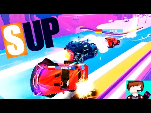 Видео: SUP Multiplayer #17 КРУТЫЕ ТАЧКИ монстр траки гонки прохождение ИГРЫ видео про машинки