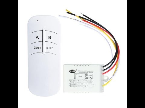 Видео: Дистанционный выключатель с пультом YAM 803 . Обзор .