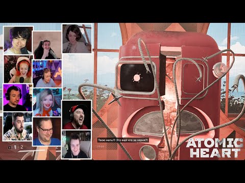Видео: Реакция Летсплейщиков на Элеонору в Atomic Heart