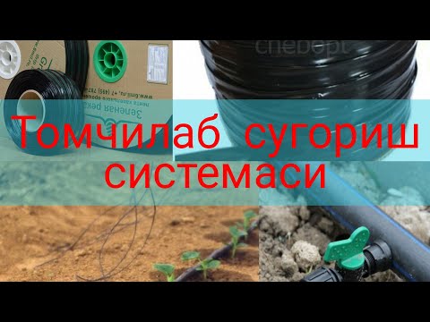 Видео: 24.  Tomchilab sug'orish haqida (Установка капельки)