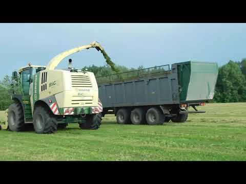 Видео: ☘️Krone Big X 700 в действии на заготовке сенажа!☘️