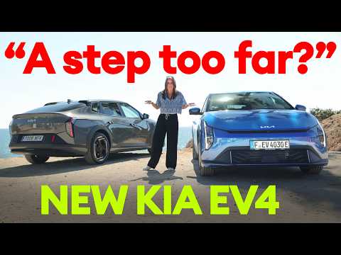 Видео: Kia EV4 FIRST DRIVE: совершенство дизайна или откровенно неудачный ход?