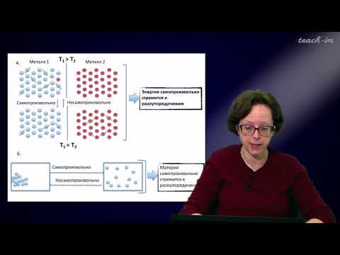 Видео: Румянцева М.Н.- Общая и неорганическая химия. Лекции - 2.Второй закон термодинамики