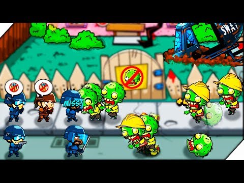 Видео: ЗОМБИ ПРОТИВ СПЕЦНАЗА - Игра Swat And Zombies. Андроид игры про зомби