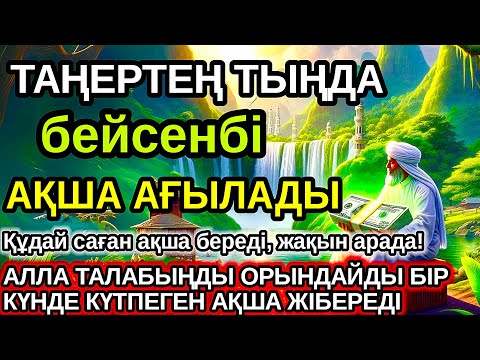 Видео: Тыңда Өте күшті дұға бейсенбі, Алла бір күнде ойламаған ақша байлық жібереді, ризығың көбейеді
