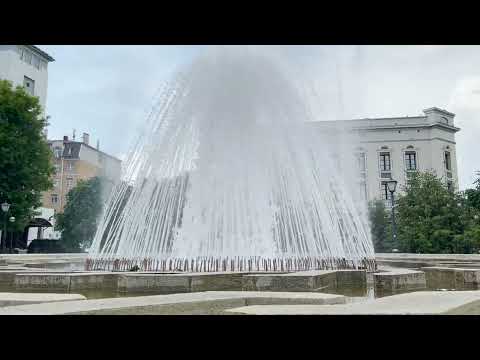 Видео: Шум фонтана / Белый шум воды