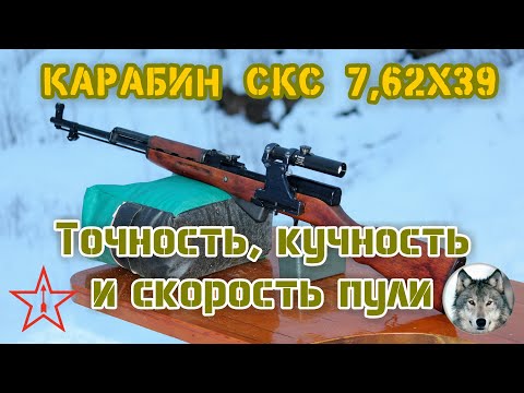 Видео: СКС 7,62х39. "Скорость, точность и кучность". (SKS carbine 7,62x39. "Bullet speed and accuracy")