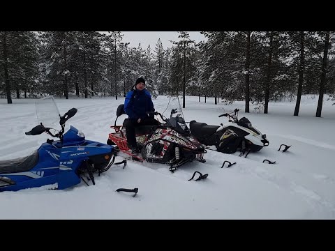 Видео: Битва снегоходов IRBIS TUNGUS 400, STELS КАПИТАН 150, Китайский SNOWMAX (он-же Русич, CMOTO, и т.д)