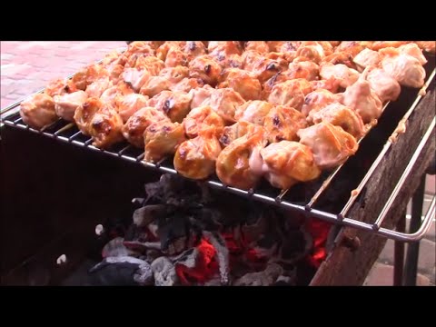 Видео: ПЕЛЬМЕНИ НА МАНГАЛЕ