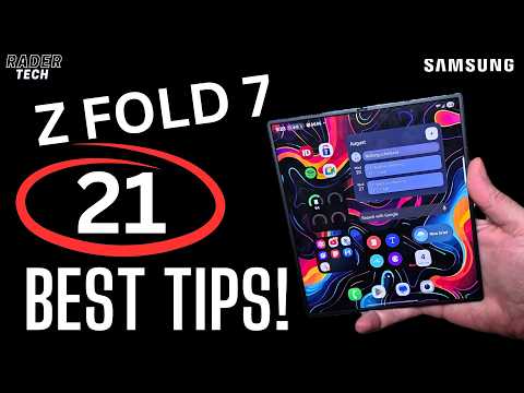 Видео: 21 совет и рекомендация для Samsung Galaxy Z Fold 7