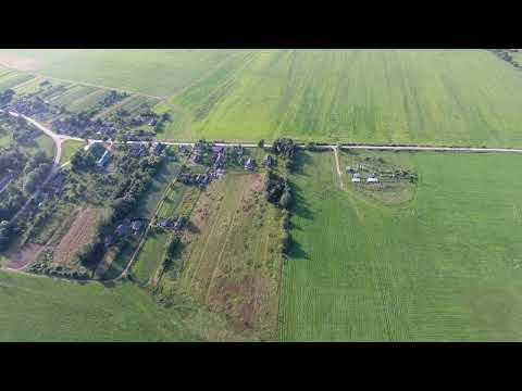 Видео: Полёты на квадрокоптере в Беларуси. Гродненская область, городской посёлок Желудок в 2017 году