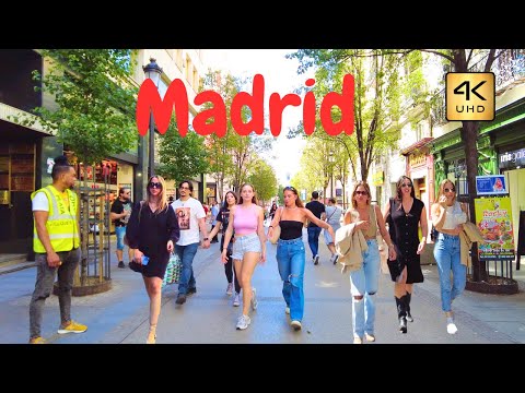 Видео: Пеший тур по Мадриду 4K. Давайте прогуляемся и познакомимся с самыми красивыми местами Мадрида.