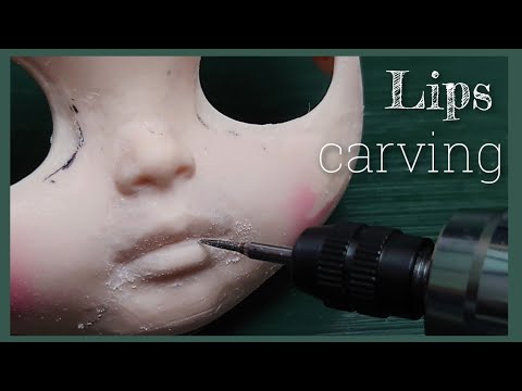 Видео: Видео, чтобы поближе познакомиться с бритьем губ. (Без голоса и комментариев) Custom Blythe