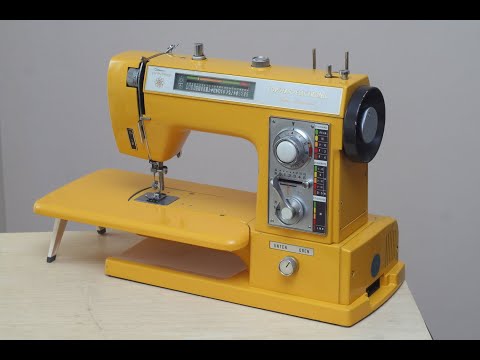 Видео: Privileg Topstar Electronic Super Automatic796 Nähmaschine Sewing machine Швейная машина Instruction