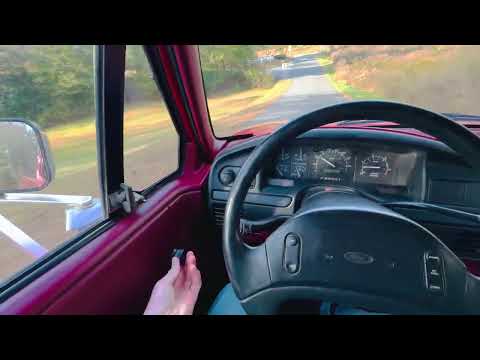Видео: Ford F250 XLT PowerStroke Start & Drive 1996 года выпуска