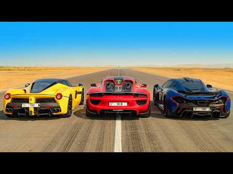Видео: Кто победит в заезде: P1 или La Ferrari или же 918?