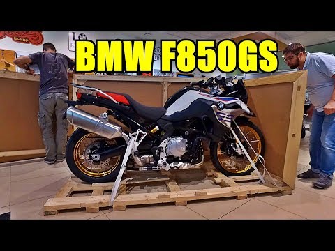 Видео: Распаковка нового BMW F850GS. Клиент в восторге!