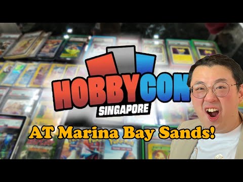 Видео: Карточки с покемонами в самом культовом отеле Сингапура?! HobbyCon!
