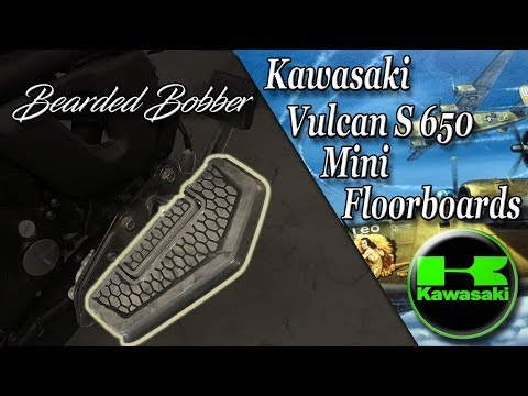 Видео: Мини-подложки установлены на Kawasaki Vulcan S 650 2016 года